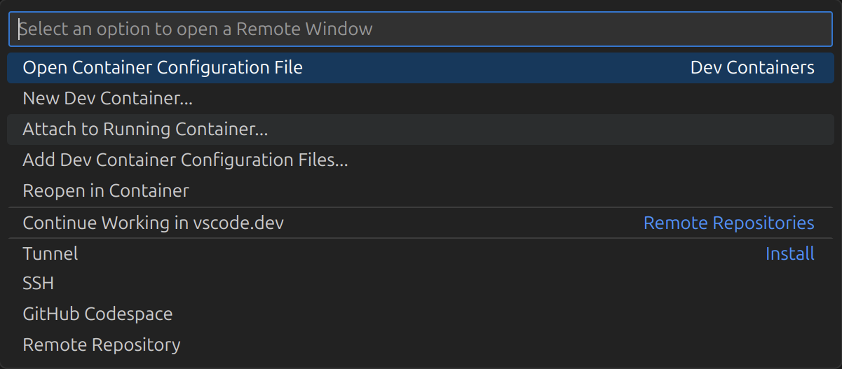 Docker attach button